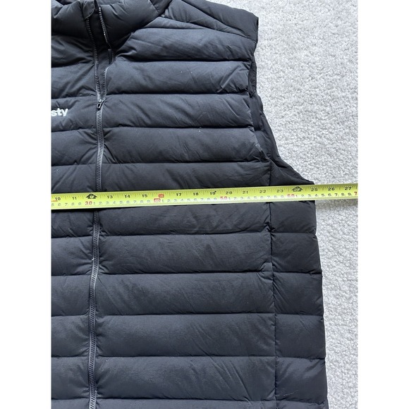$198 Lululemon Men's Navigation Down Vest Black Size XXL  Corporate Logo - Picture 11 of 12